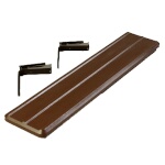 Carlisle 662001 - Food Bar Tray Slide, drop down design, solid, 44