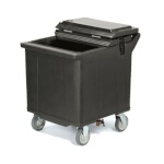Carlisle IC225003 - Cateraide Mobile Ice Caddy, 125 lb. capacity, insulated, front faucet, black