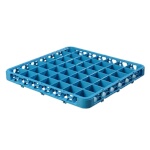 Carlisle RE4914 - Divided Glass Rack Extender, full-size, 49-compartments, blue, (Case of 6)
