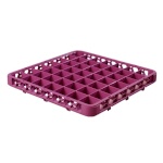 Carlisle RE49C89 - Divided Glass Rack Extender, full-size, 49-compartments, lavender, (Case of 6)