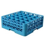 Carlisle RG25-214 - Dishwasher Rack, 25-compartments with (2) extenders, full-size, blue