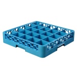 Carlisle RG2514 - Dishwasher Glass Rack, 25-compartments, full-size, blue