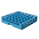 Carlisle RG3614 - Dishwasher Glass Rack, 36-compartments, full-size, blue