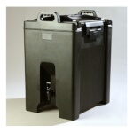 Carlisle XT1000003 - Cateraide XT Beverage Server, 10 gallon, insulated, drip-less faucet, black