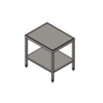 Carter-Hoffmann IT3024 - Induction Table, all stainless steel with marine edge shelves