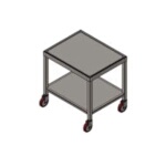 Carter-Hoffmann IT3024M - Induction Table, all stainless steel with marine edge shelves, 5
