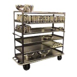 Carter-Hoffmann T600 - Queen Mary China & Silver Transporter, open design, 1200 lb. weight