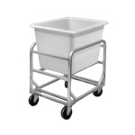 Channel 6SBC - Bulk Poly Cart, includes: (1) SL6 lug (6 Bushel), stainless construction