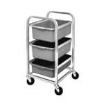 Channel BBC-3 - Bus Box Cart, (3) shelves with 7