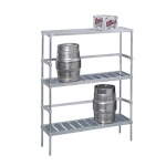 KAR80 Channel Manufacturing - Keg Storage Rack, 6 Keg Cap., 68 x 60 x 17in.