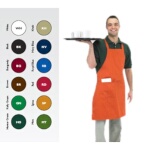 John Ritzenthaler 601BAC-RD - Bib Apron, 28