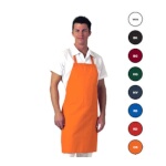 John Ritzenthaler 601NP-WH - Bib Apron, 28