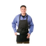 John Ritzenthaler 602PS-BK - Bib Apron, 27
