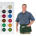 John Ritzenthaler 605WAFH-GN - Waist Apron, 24
