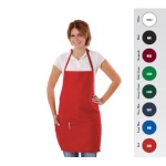 John Ritzenthaler 612BAFH-HG - Bib Apron, 28