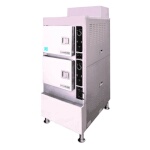 Cleveland 24CGA6.2S - Convection Steamer, pressureless, gas, 2 compartments, (3) pans/compartment