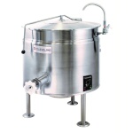 Cleveland KEL60SH - Steam Jacketed Kettle, electric, 60-gallon, full jacket, open tri-leg base