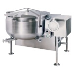 Cleveland KGL40TSH - Steam Jacketed Kettle, gas, tilting, 40-gallon, full jacket, flanged feet
