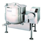 Cleveland KGL60T - Kettle, gas, tilting, 60-gallon, 2/3 steam jacket, flanged feet