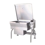 Cleveland SGL30T1 - Tilting Skillet, gas, 30-gallon capacity, bead blasted cooking surface, manual hand tilt