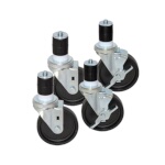 Component Hardware CSTPK-5PES-1 - Caster Pack, 5