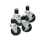 Component Hardware CSTPK-5PES-2 - Caster Pack, 5
