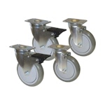 Component Hardware CSTPK-5RSP-T1 - Caster Pack, swivel plate, 5