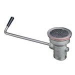 Component Hardware D50-4160 - Twist Handle Waste Outlet, 3