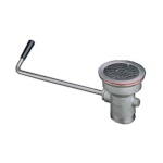Component Hardware D50-4161 - Twist Handle Waste Outlet, 3
