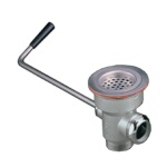 Component Hardware D50-7110 - Twist Handle Waste Outlet, 3-1/2