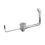 Component Hardware D50-7115 - Twist Handle Waste Outlet, with 1-1/4