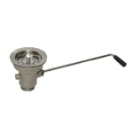 Component Hardware D53-7100 - Twist Handle Waste Outlet, twist handle
