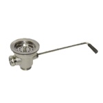Component Hardware D53-7110 - Twist Handle Waste Outlet, fits 3-1/2