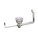 Component Hardware D63-4591 - Twist Handle Waste Outlet, fits 6-1/2