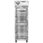 Continental 1FNSAGDHD - Reach-In Freezer, one-section, narrow glass half doors