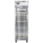 Continental 1RSNSSGD - Reach-In Refrigerator, one-section, shallow depth, narrow glass door