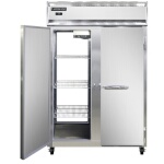 Continental 2FNSAPT - Pass-Thru Freezer, two-section, full-height solid doors