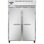 Continental 2FSNSA - Reach-In Freezer, two-section, shallow depth, full-height solid doors