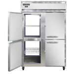 Continental 2RNSAPTHD - Pass-Thru Refrigerator, two-section, half-height solid doors