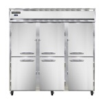 Continental 3FSNSSHD - Reach-In Freezer, three-section, shallow depth, half-height solid doors