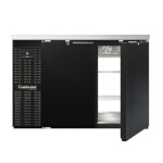Continental BB50SNPT - Back Bar Cooler, Shallow Depth, pass-thru, 50