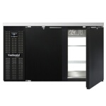 Continental BB59NPT - Back Bar Cooler, pass-thru, 59