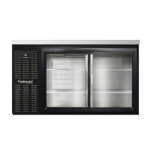 Continental BB59SNSGD - Back Bar Cooler, Shallow Depth, 59