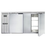 Continental BB69NSSPT - Back Bar Cooler, pass-thru, 69