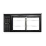 Continental BB69SNSGDPT - Back Bar Cooler, Shallow Depth, pass-thru, 69