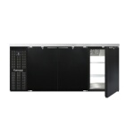 Continental BB79SNPT - Back Bar Cooler, Shallow Depth, pass-thru, 79