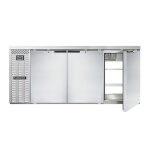 Continental BB79SNSSPT - Back Bar Cooler, Shallow Depth, pass-thru, 79