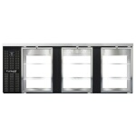 Continental BB90NGDPT - Back Bar Cooler, pass-thru, 90