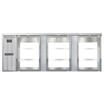 Continental BB90NSSGDPT - Back Bar Cooler, pass-thru, 90