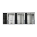 Continental BB90SNGD - Back Bar Cooler, Shallow Depth, 90